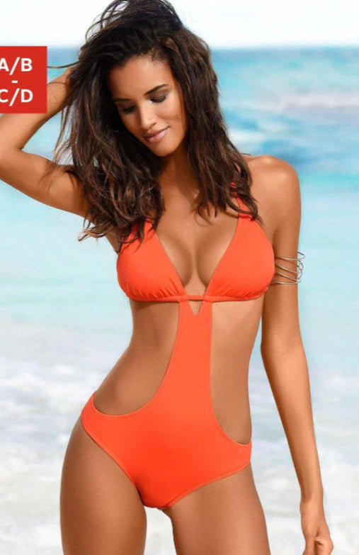 Damen Cut-Out Badeanzug EB