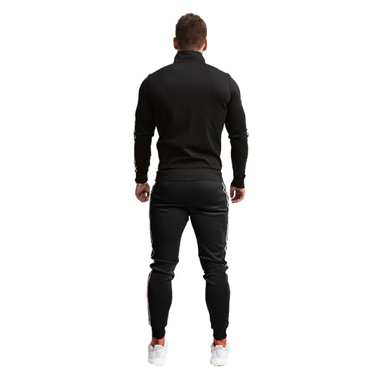 Herren Sportanzug mit Stehkragen und elastischen Bündchen EB