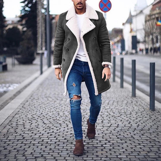 Herren gefütterter Wintermantel EB