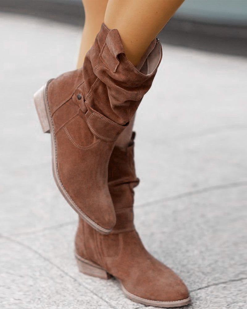 EB | Modische Stiefel mit Flachen Absätzen