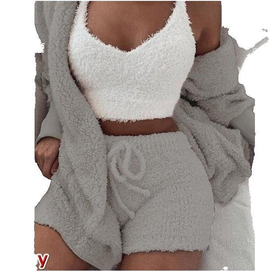 Damen Kuscheliges Lounge-Set aus weichem Material EB