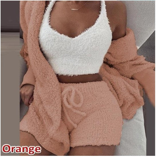 Damen Kuscheliges Lounge-Set aus weichem Material EB