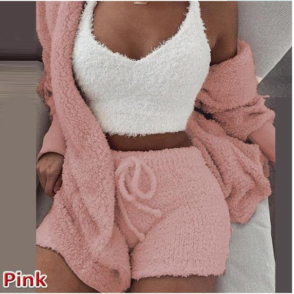 Damen Kuscheliges Lounge-Set aus weichem Material EB