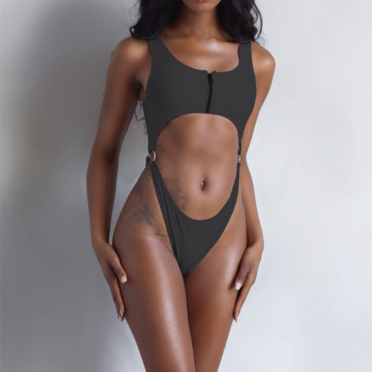 Damen sexy Cut-Out Badeanzug EB