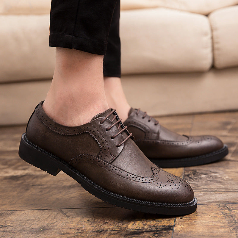 Damen Elegante und komfortable Brogues aus echtem Leder EB