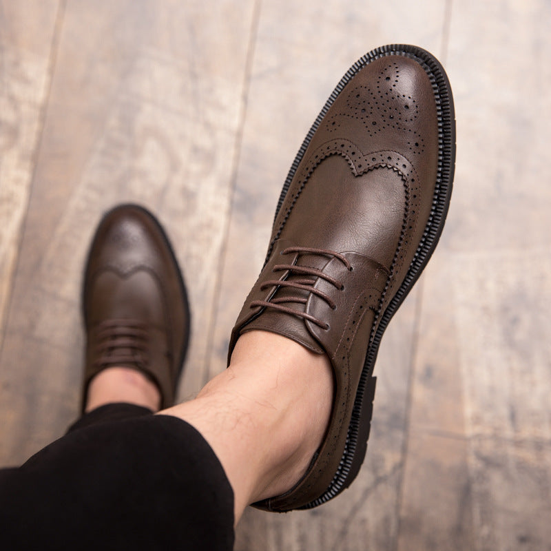 Damen Elegante und komfortable Brogues aus echtem Leder EB