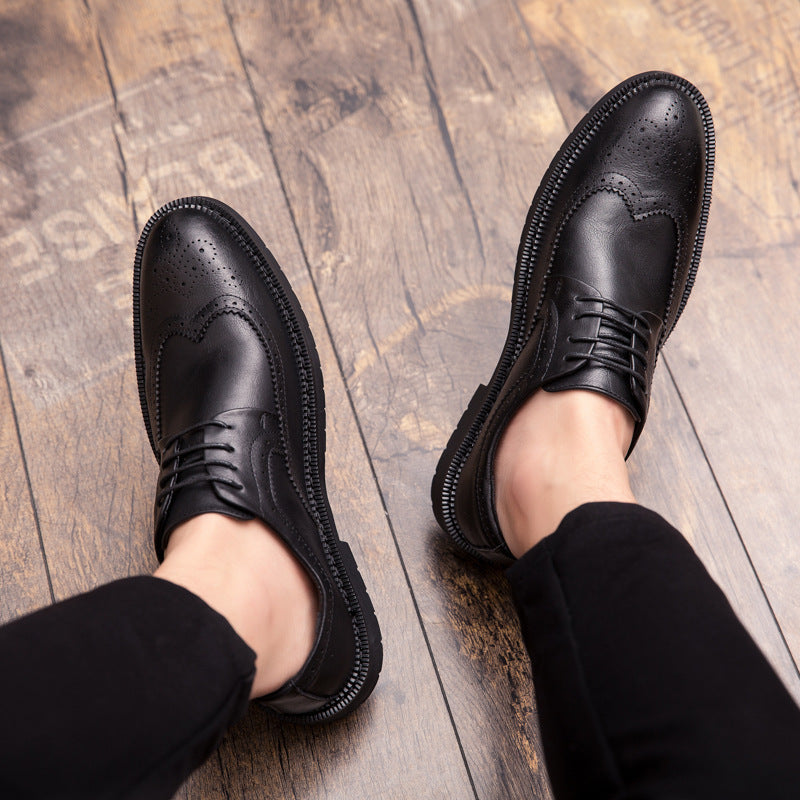 Damen Elegante und komfortable Brogues aus echtem Leder EB