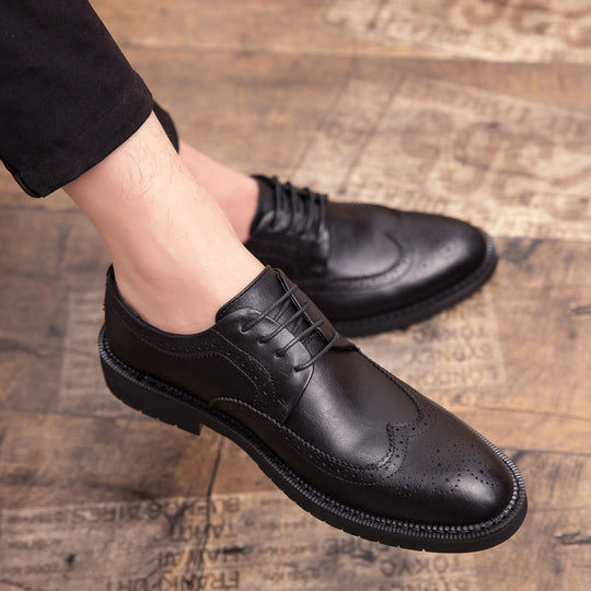 Damen Elegante und komfortable Brogues aus echtem Leder EB