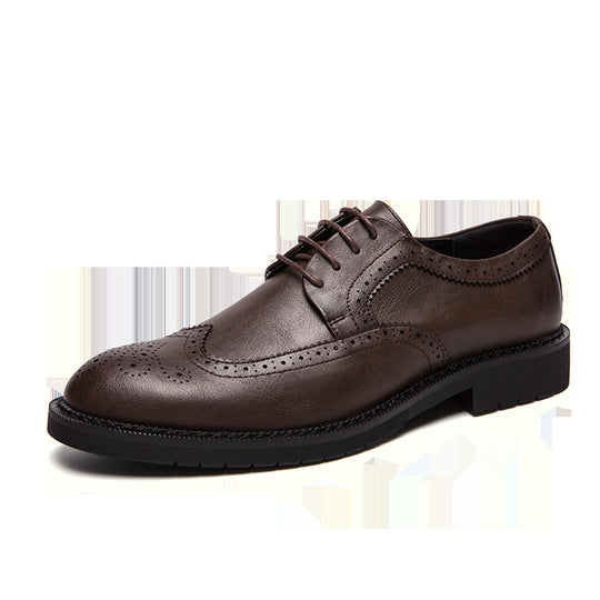 Damen Elegante und komfortable Brogues aus echtem Leder EB