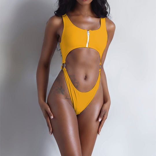 Damen sexy Cut-Out Badeanzug EB