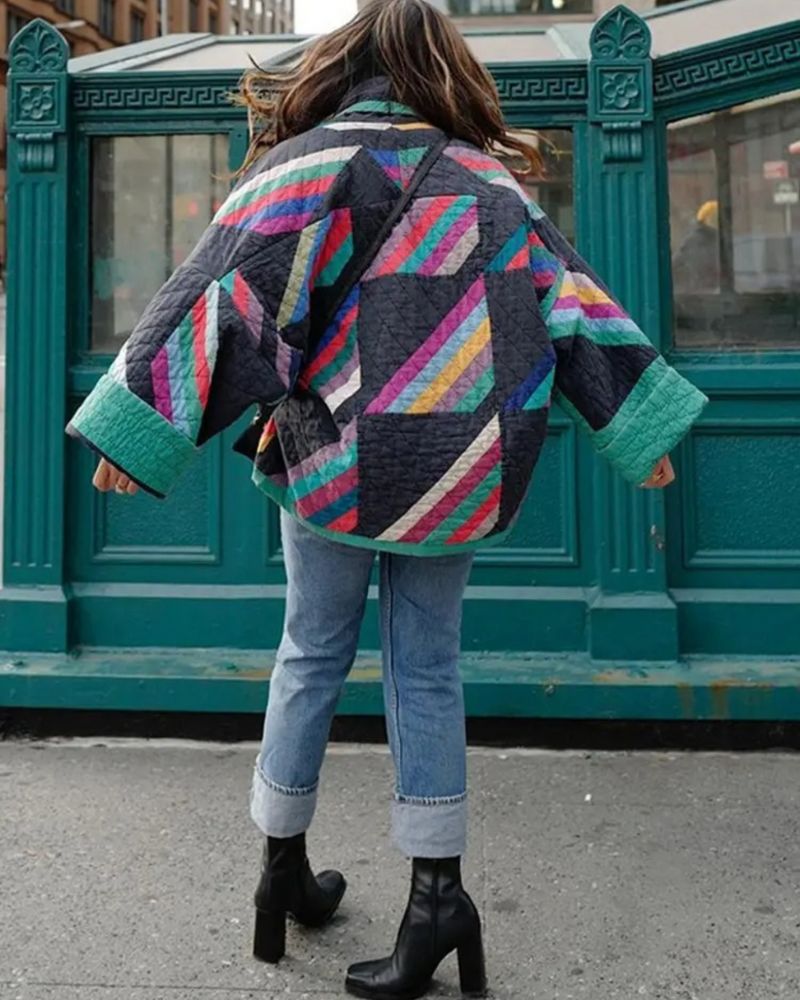 EB | Patchwork Steppjacke Bohemian Stil