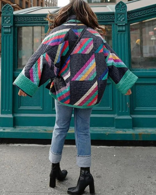 EB | Patchwork Steppjacke Bohemian Stil