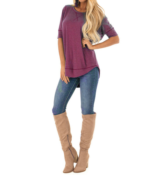 Damen Tiermuster T-Shirt EB
