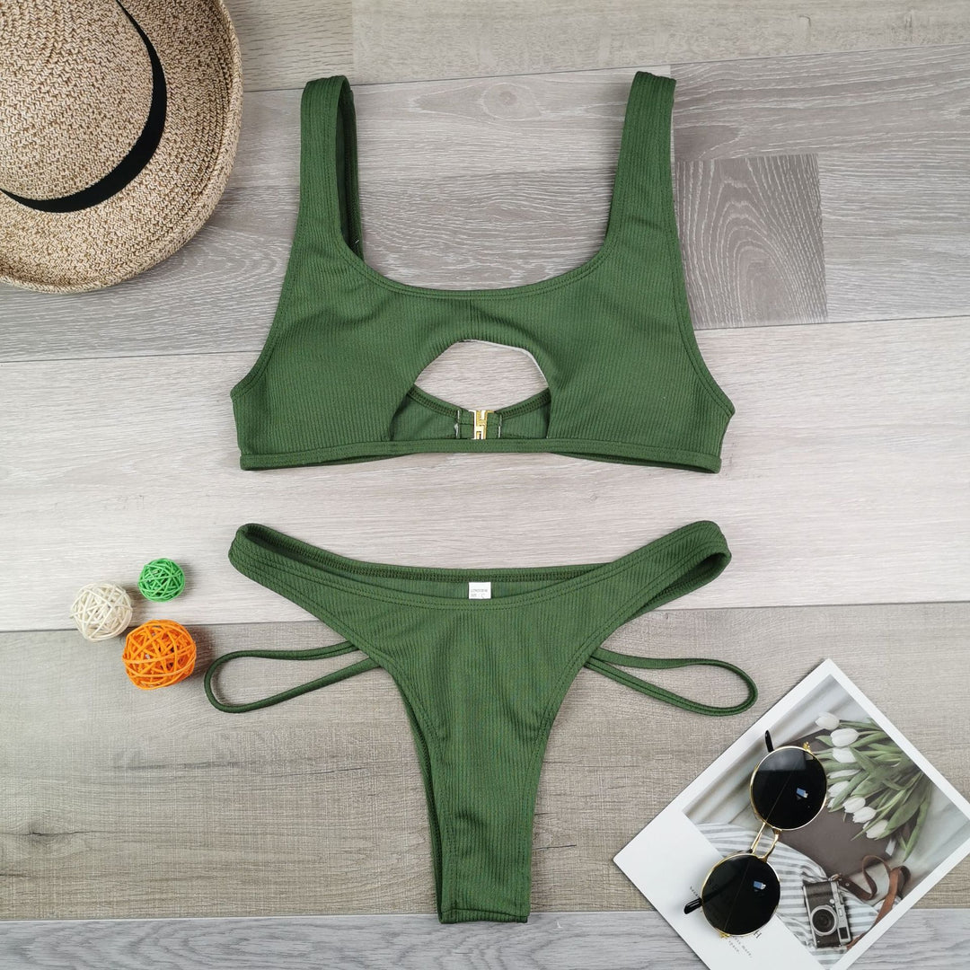 Damen Bikini-Set mit innovativem Cut-Out-Design EB