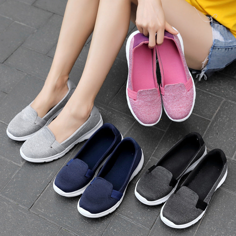 Damen nan leichte Strick-Slipper mit dämpfender Komfortsohle EB