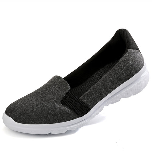 Damen nan leichte Strick-Slipper mit dämpfender Komfortsohle EB