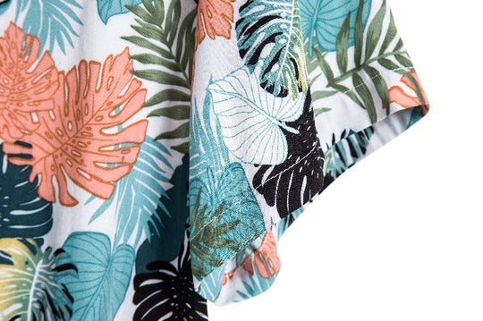 Damen Kurzarmhemd mit floralem Motiv und lässigem Schnitt EB