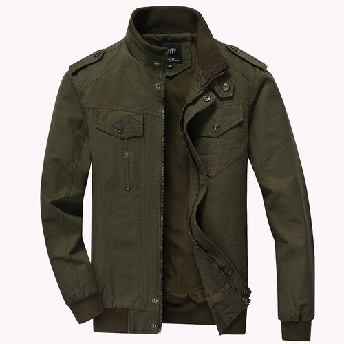 EB | Herrenjacke Baumwolle Militär Casual
