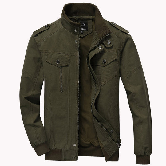 EB | Herrenjacke Baumwolle Militär Casual