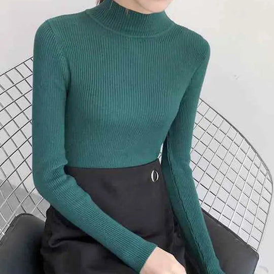 EB | Gemütlicher Gerippter Wollpullover für Damen
