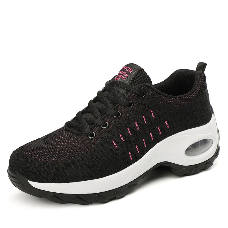 Damen Sportliche Atmungsaktive Sneakers mit dämpfender Sohle EB