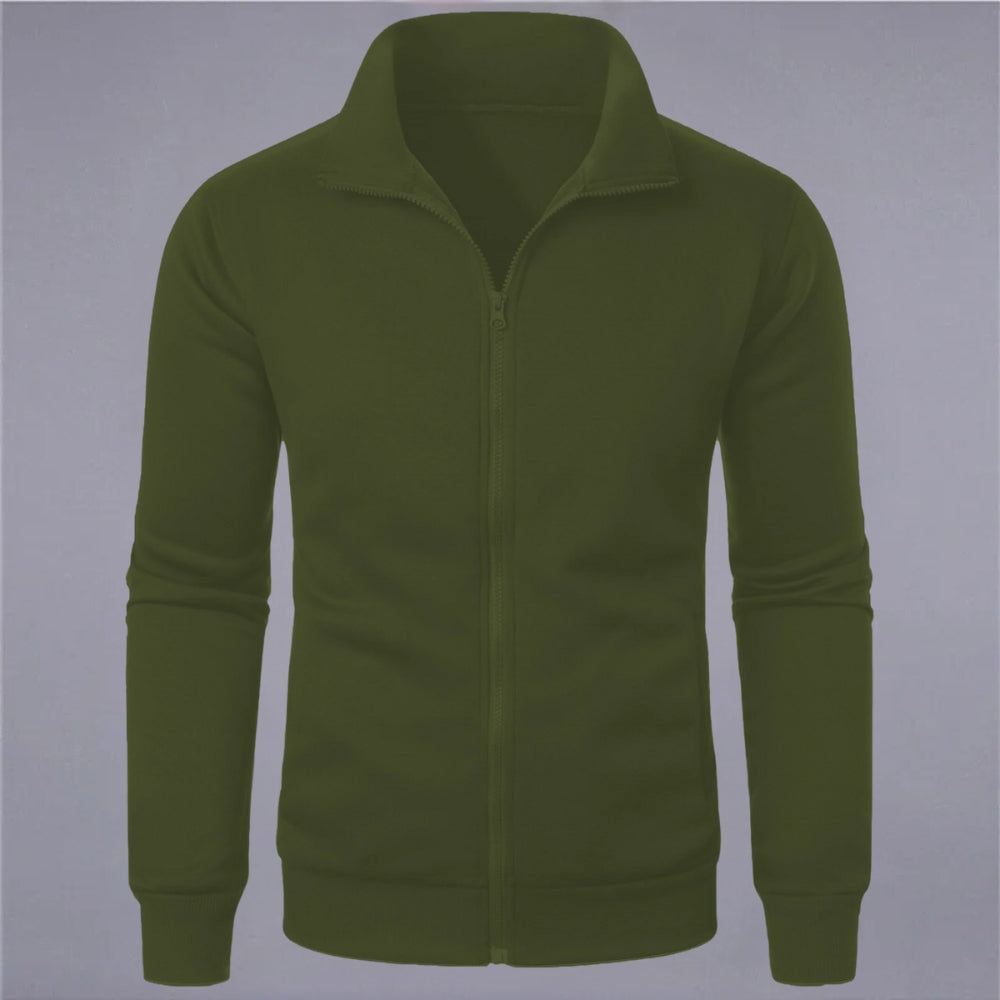 EB | Klassisches Sweatshirt mit Reißverschluss Baumwollmischung Komfort und Stil