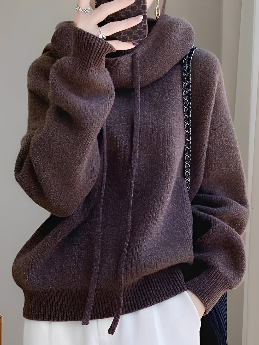 EB | Warme, weiche Woll-Hoodie für Frauen