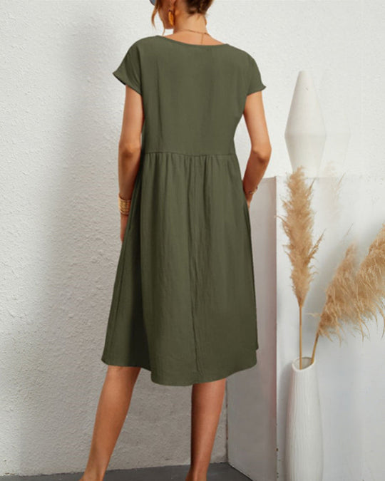 EB Kleid mit Rundhalsausschnitt