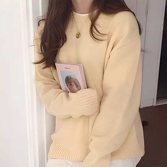 EB | Damen Oversize-Pullover mit Schlichtem Look