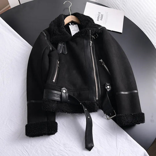 EB | Wildleder Winterjacke - Warm & Stilvoll