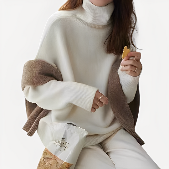 EB | Eleganter Und Legerer Damen Rollkragenpullover