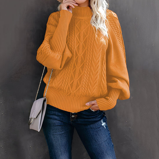 EB | Eleganter, Lässiger Damen-Rollkragenpullover