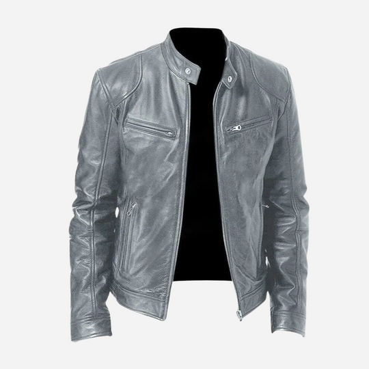 EB | Stylische Moto-Lederjacke