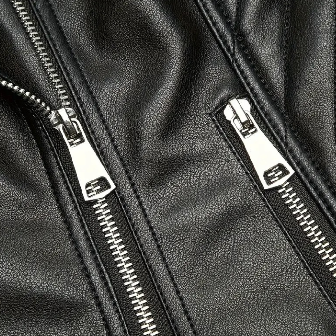 EB | Fake-Leder Bikerjacke für Frauen