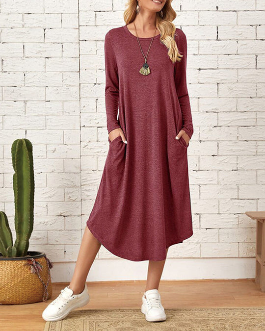 EB | Lockeres Kleid mit Taschen