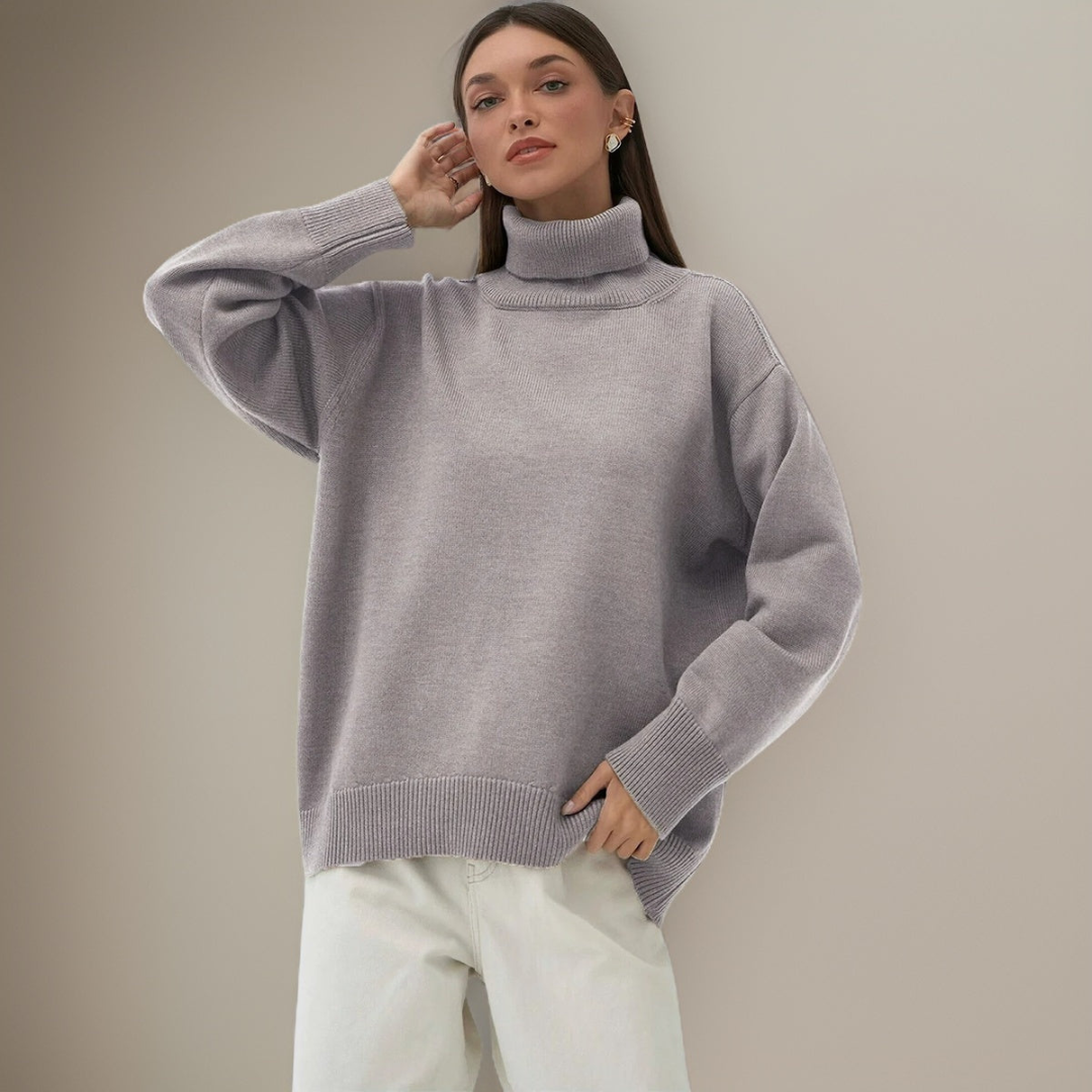 EB | Rollkragenpullover für Damen Winter