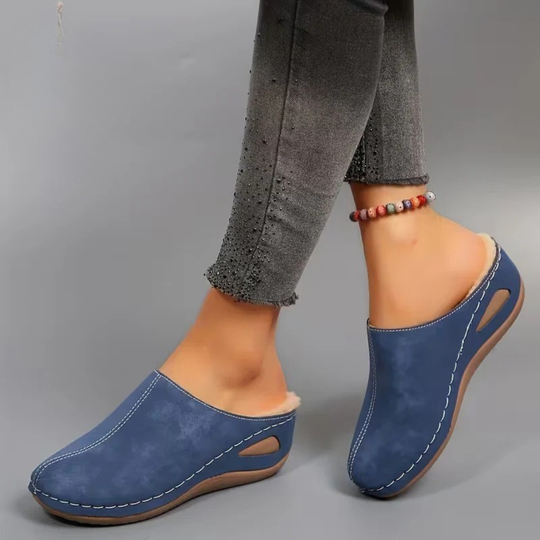Damen-Mokassins mit Fleecefutter EB EB