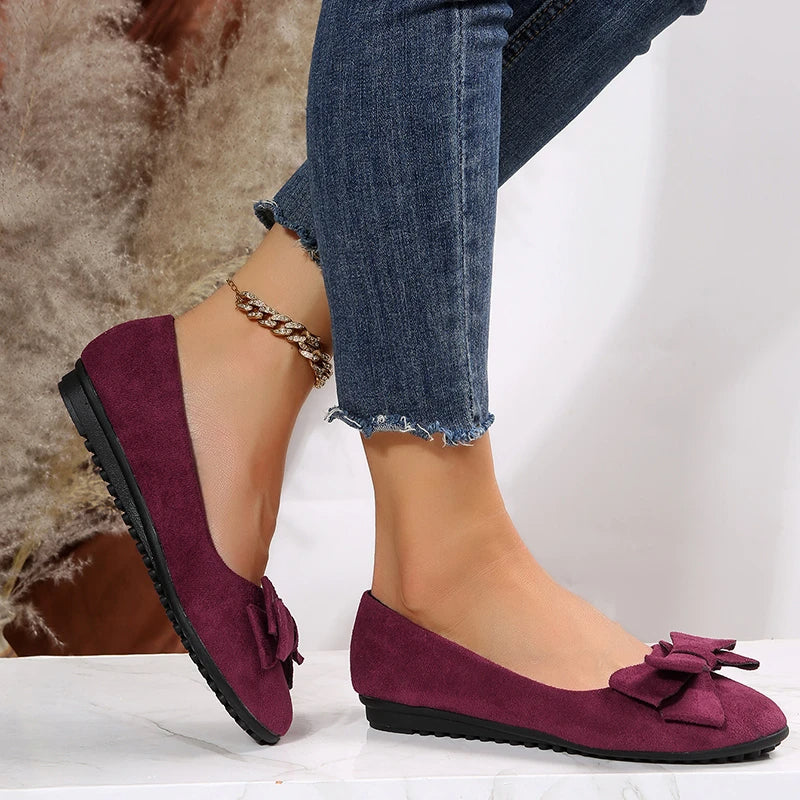 EB Ballerinas - Schleifendetail & Rutschfeste Sohle