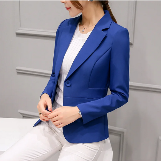 EB | Eleganter Damen Blazer mit Langen Ärmeln Perfekt für Die Arbeit