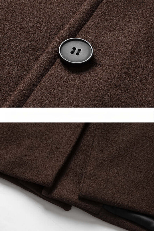 EB | Männer klassischer oversized Wollmantel