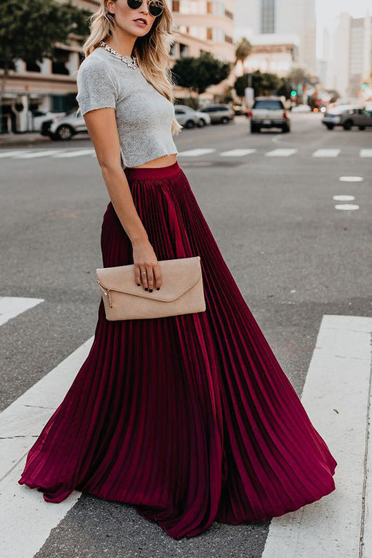 EB | Für Eternity Plissierter Maxi Rock