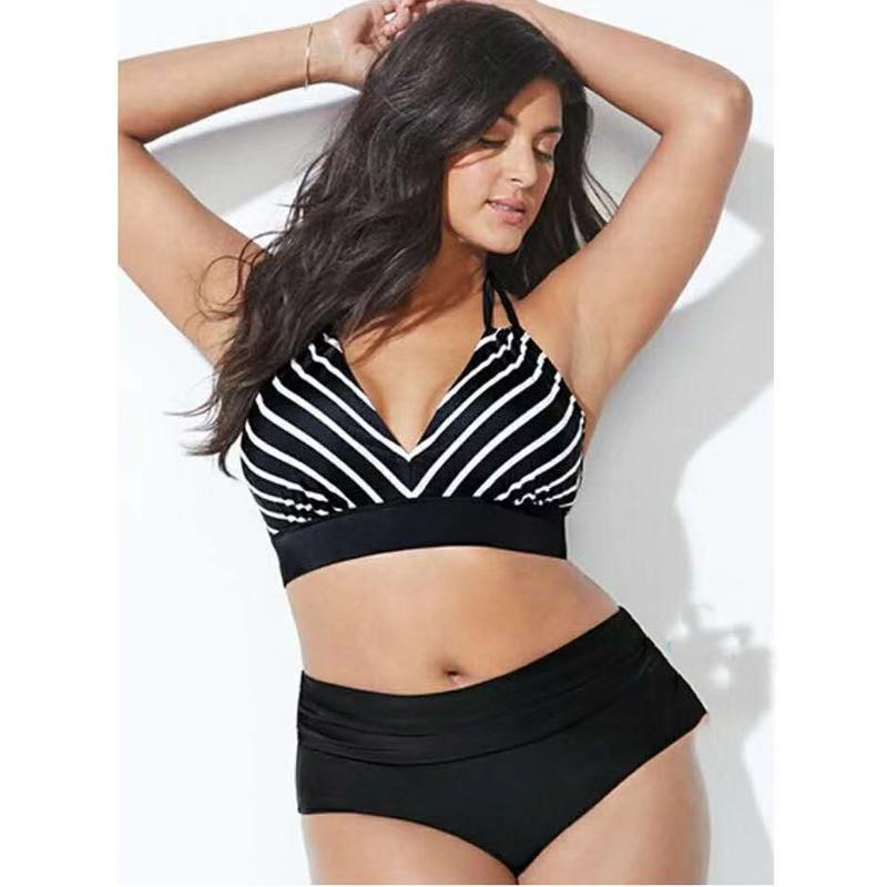 Damen Sportlicher Bikini-Top mit breiten Trägern EB