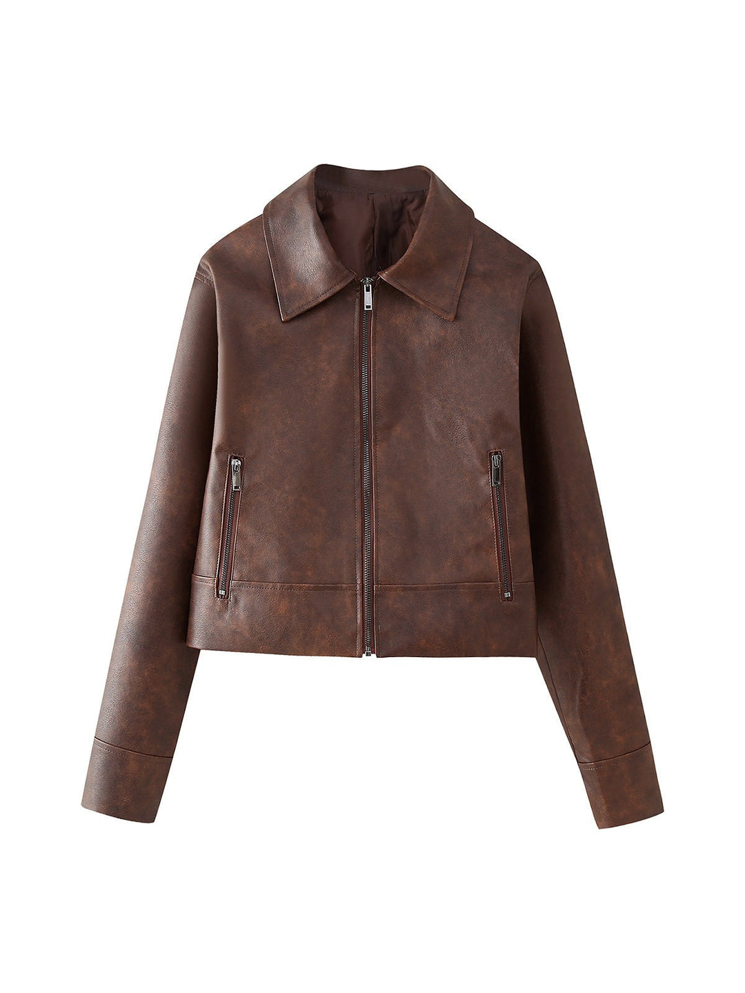 EB | Lederjacke & Kurzes Rock Koordinationsset
