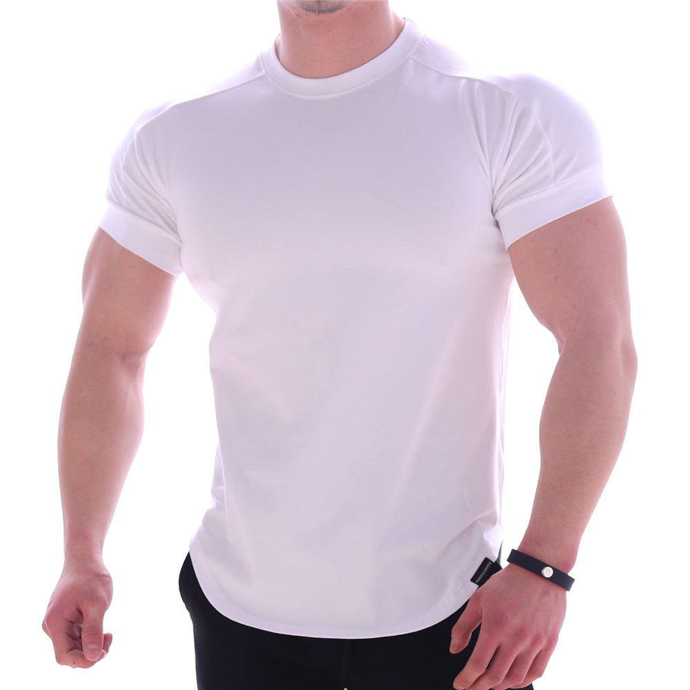 Herren sportliches Kurzarm-T-Shirt mit ergonomischem Schnitt und feuchtigkeitsregulierendem Material EB