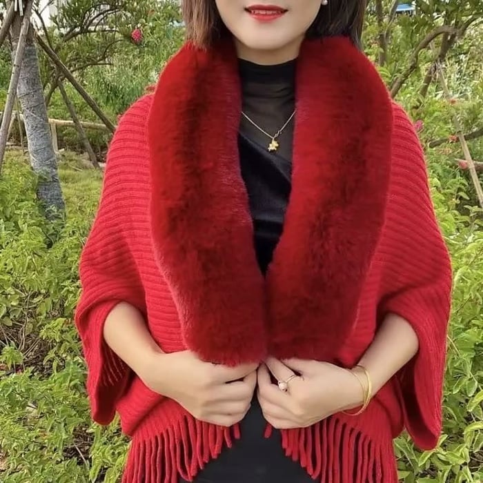 EB | Stilvoll Gestrickter Schal für Frauen 
