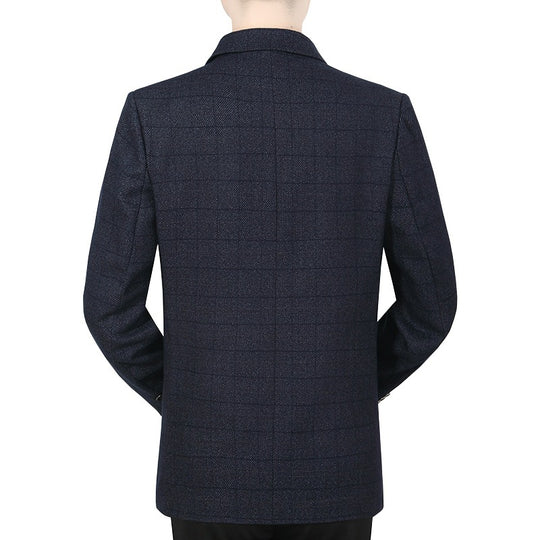 Herren Sakko Glencheck Slim Fit mit leichter Innenfütterung EB