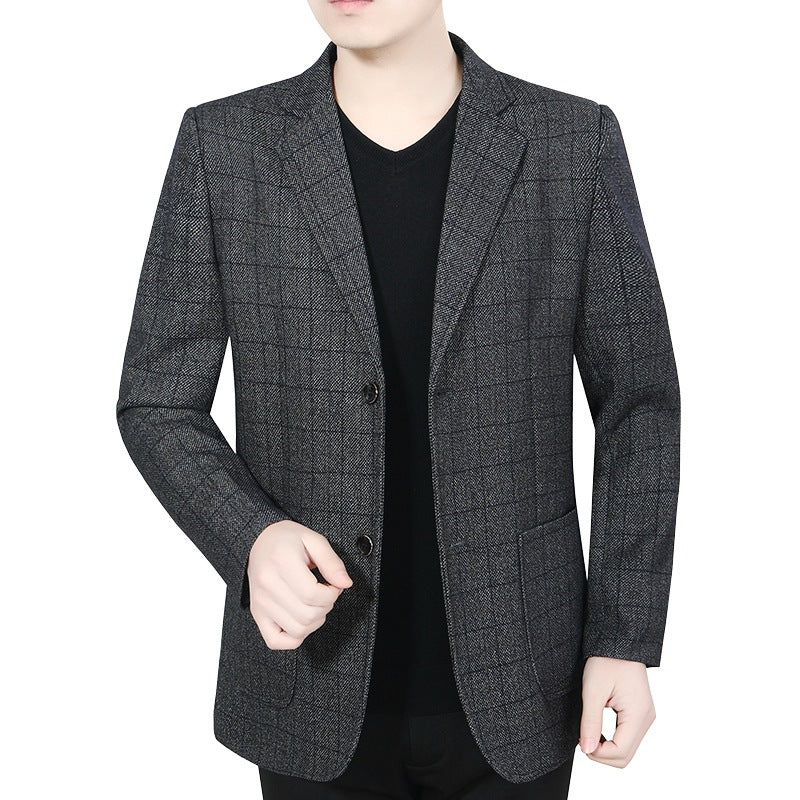 Herren Sakko Glencheck Slim Fit mit leichter Innenfütterung EB