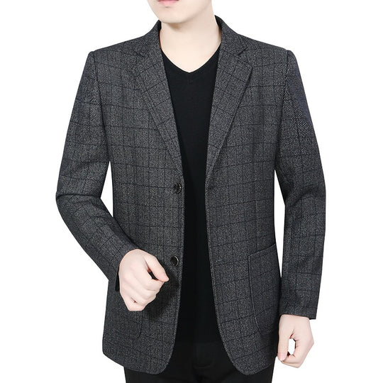 Herren Sakko Glencheck Slim Fit mit leichter Innenfütterung EB