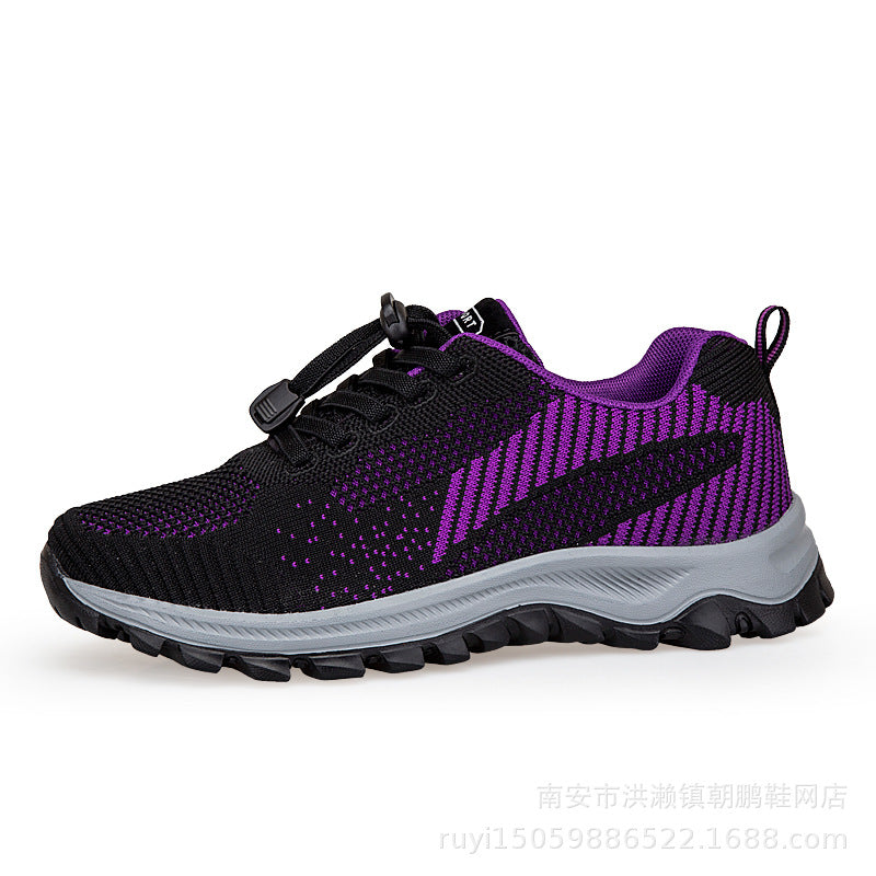 Damen Sportliche Laufschuhe mit atmungsaktiver Mesh-Oberfläche und innovativem Schnellschnürsystem EB