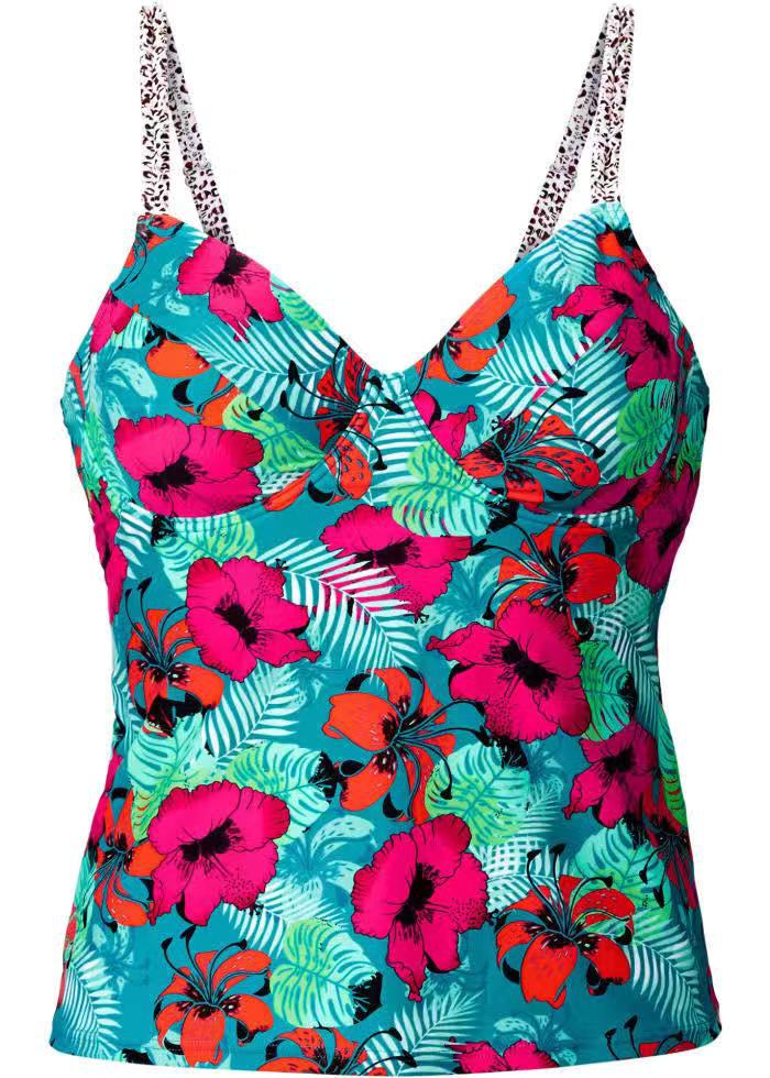 Damen Floral Tankini-Oberteil EB